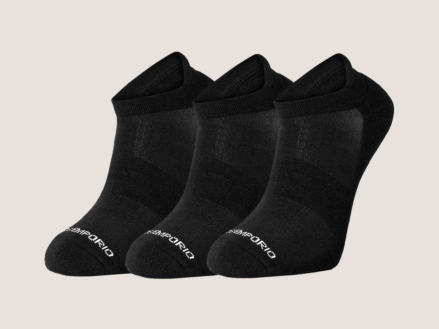 3pk Victor sneaker tab - cotton/bamboo