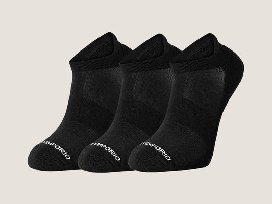 3pk Victor sneaker tab - cotton/bamboo