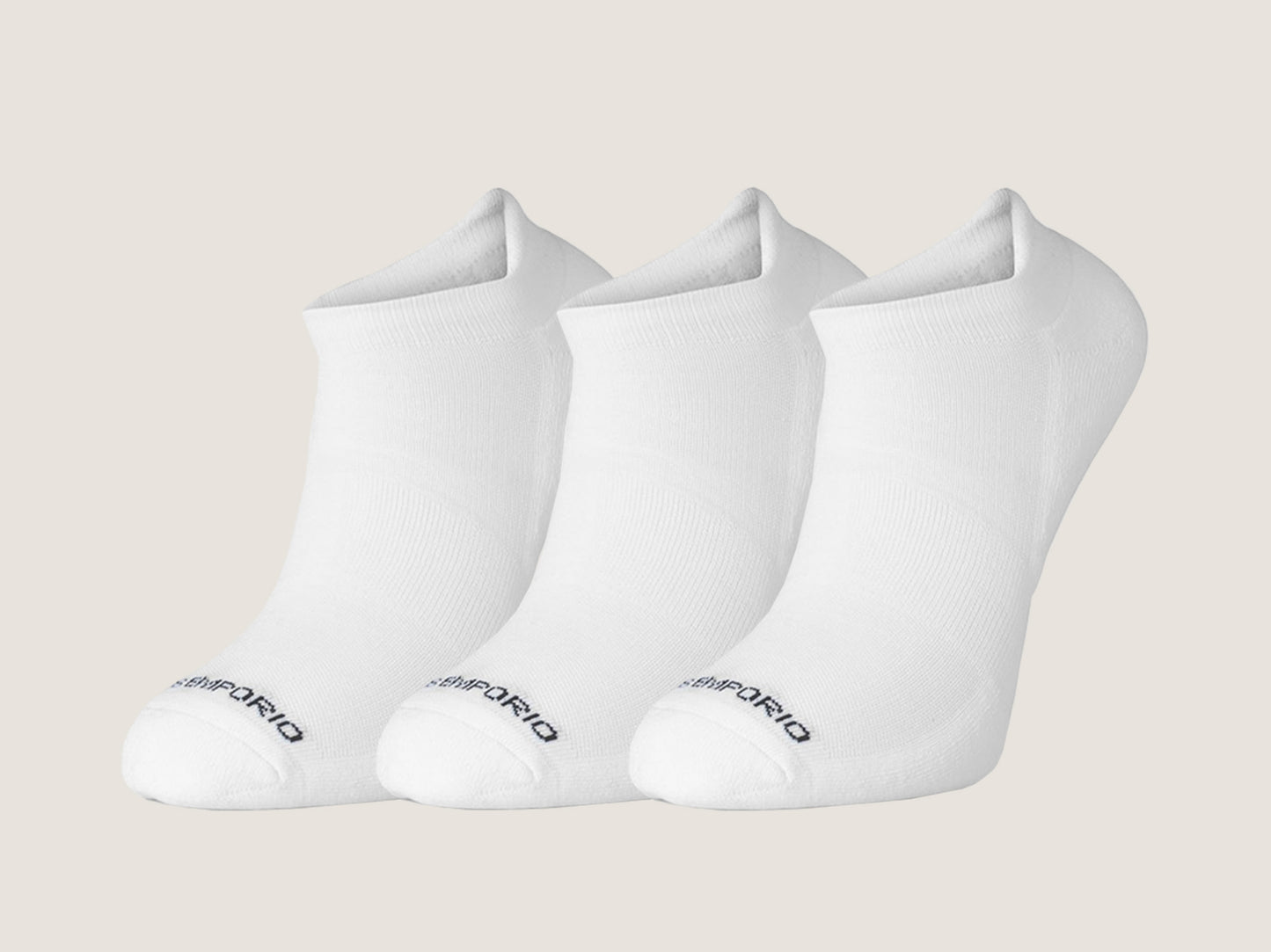 3pk Victor sneaker tab - cotton/bamboo