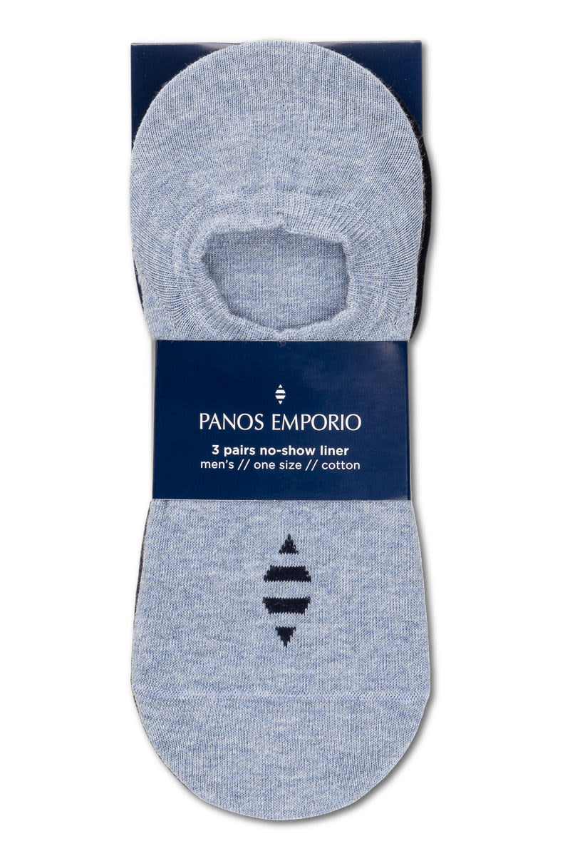 3PK Hans Erik Cotton Logo Liner