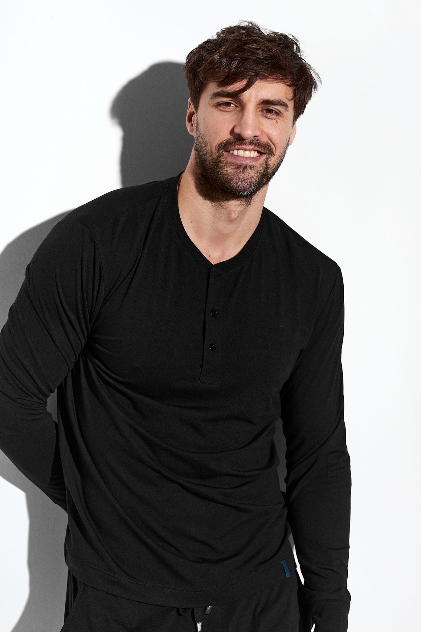 Lounge Henley Cotton Bamboo