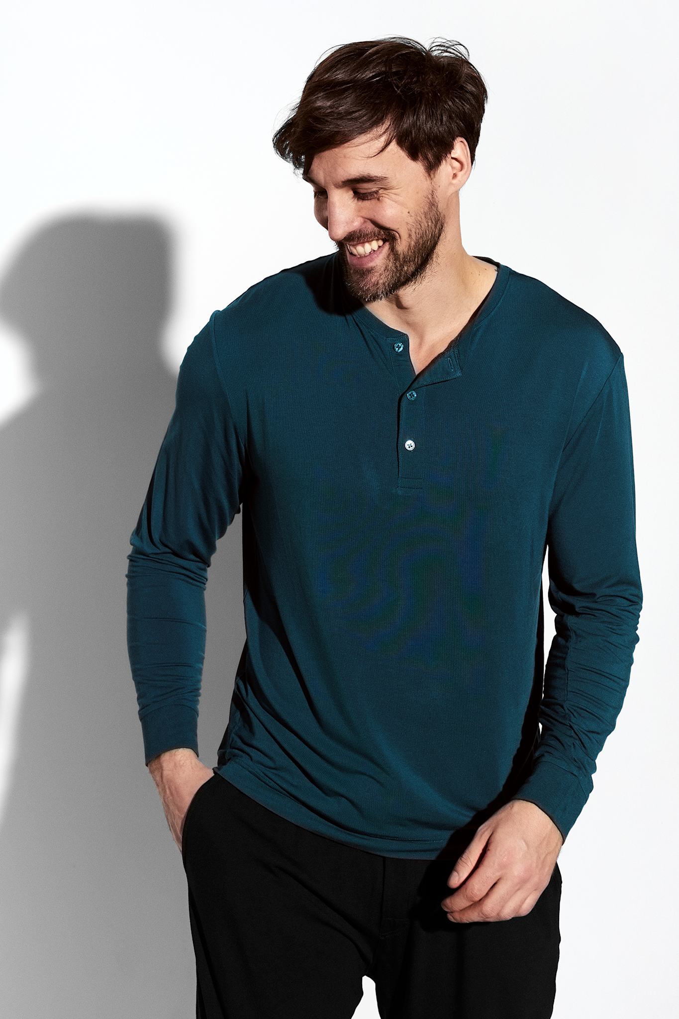 Lounge Henley Cotton Bamboo