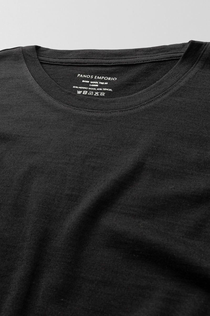 Wool/Tencel Short Sleeve Tee