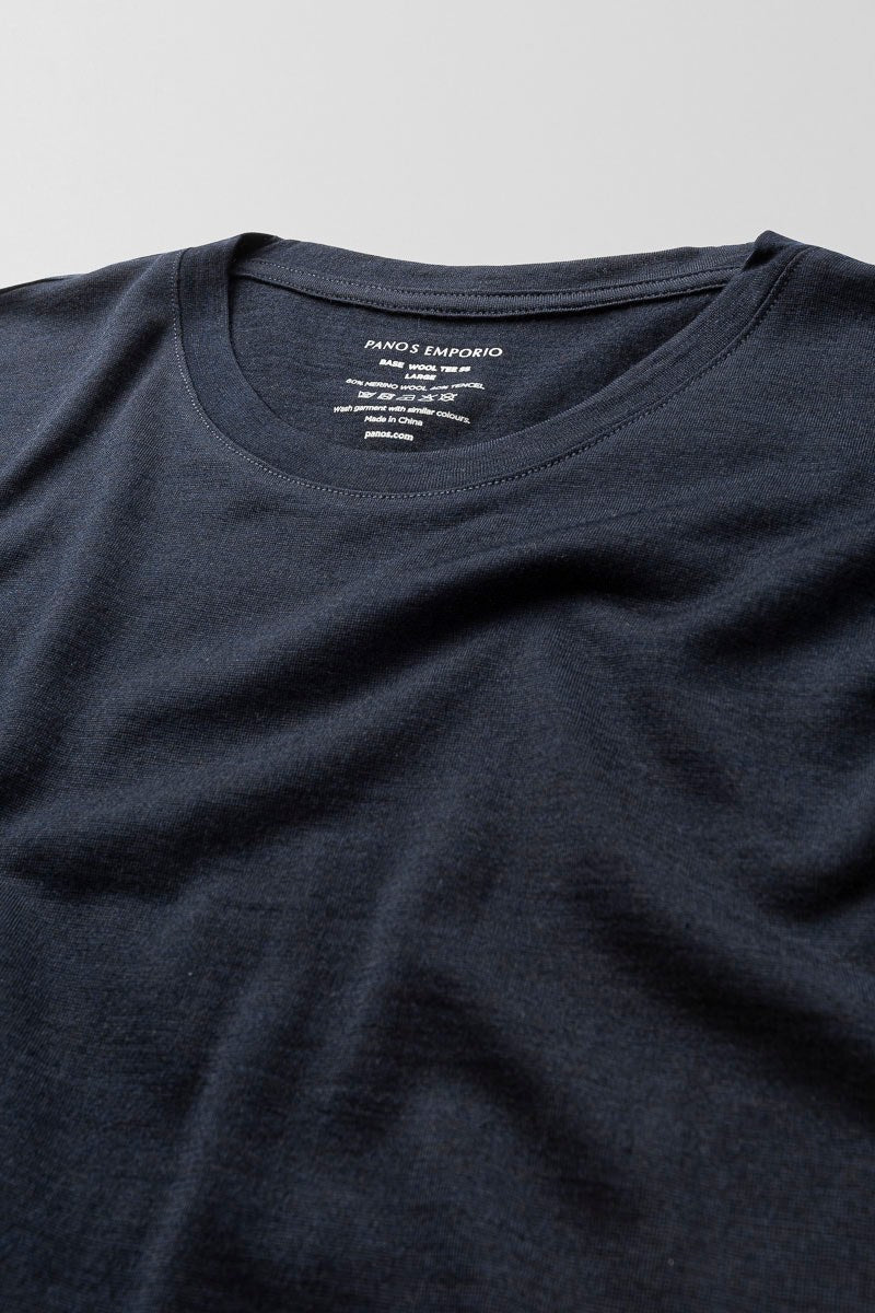 Wool/Tencel Short Sleeve Tee