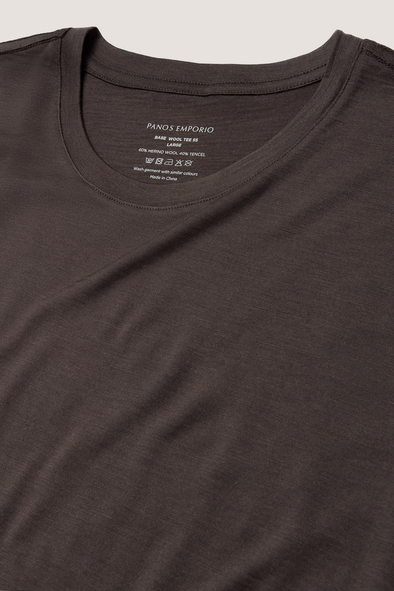 Wool/Tencel Short Sleeve Tee