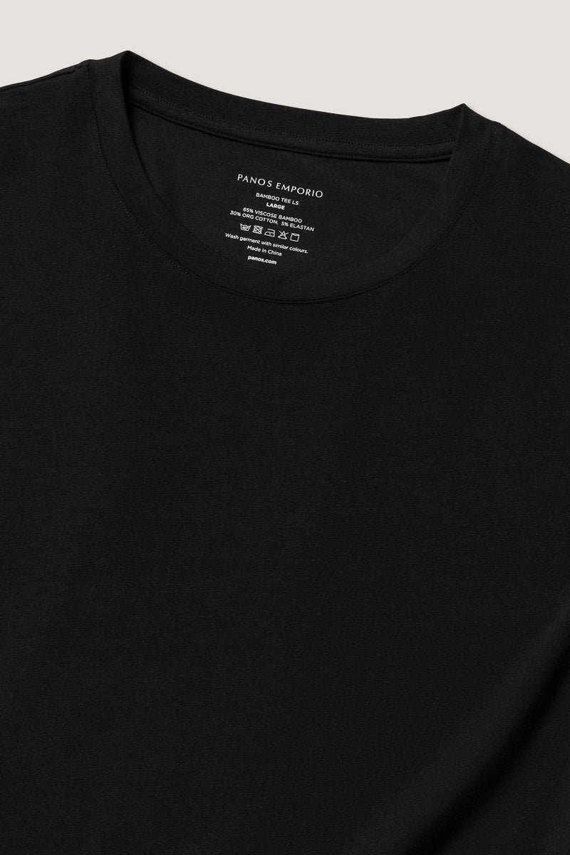 Bamboo/Cotton Crew Long Sleeve