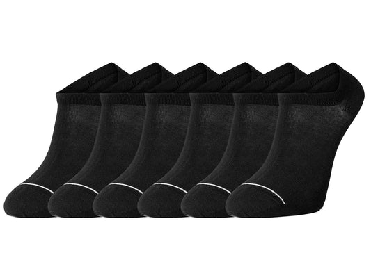 6pk Unisex Cotton Casual Sneaker Liner