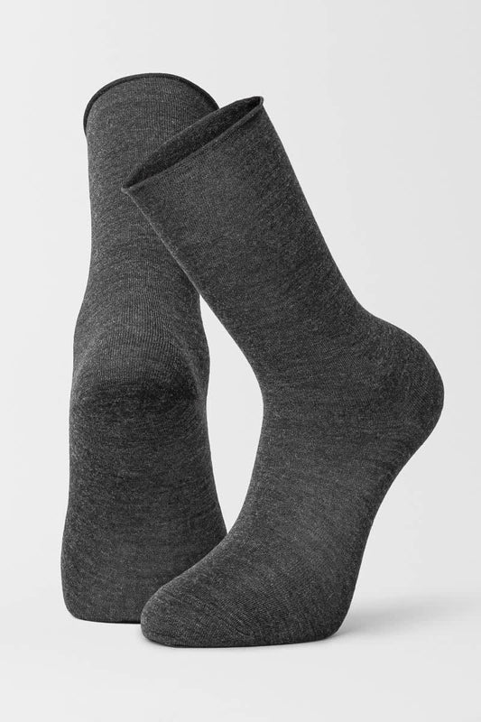2pk Jorann Wool Sock Roll Top