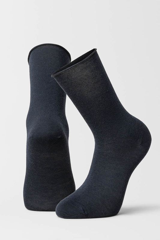 2pk Jorann Wool Sock Roll Top
