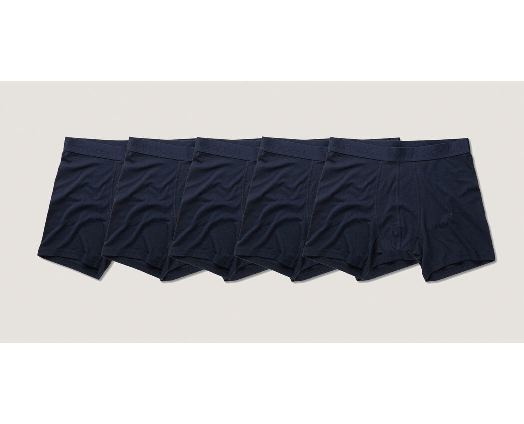 5pk Base Bamboo Boxer NAVY X-LARGE 