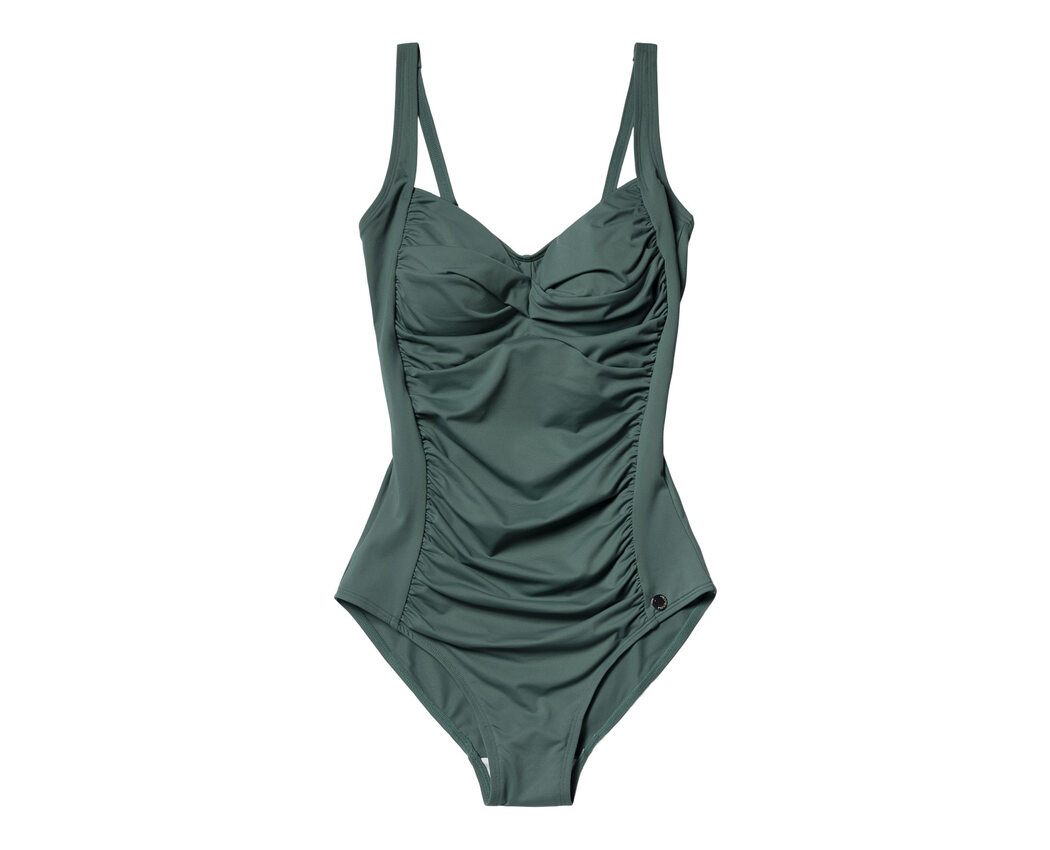 Potenza Solid swimsuit Recycled Deep Jungle 48 