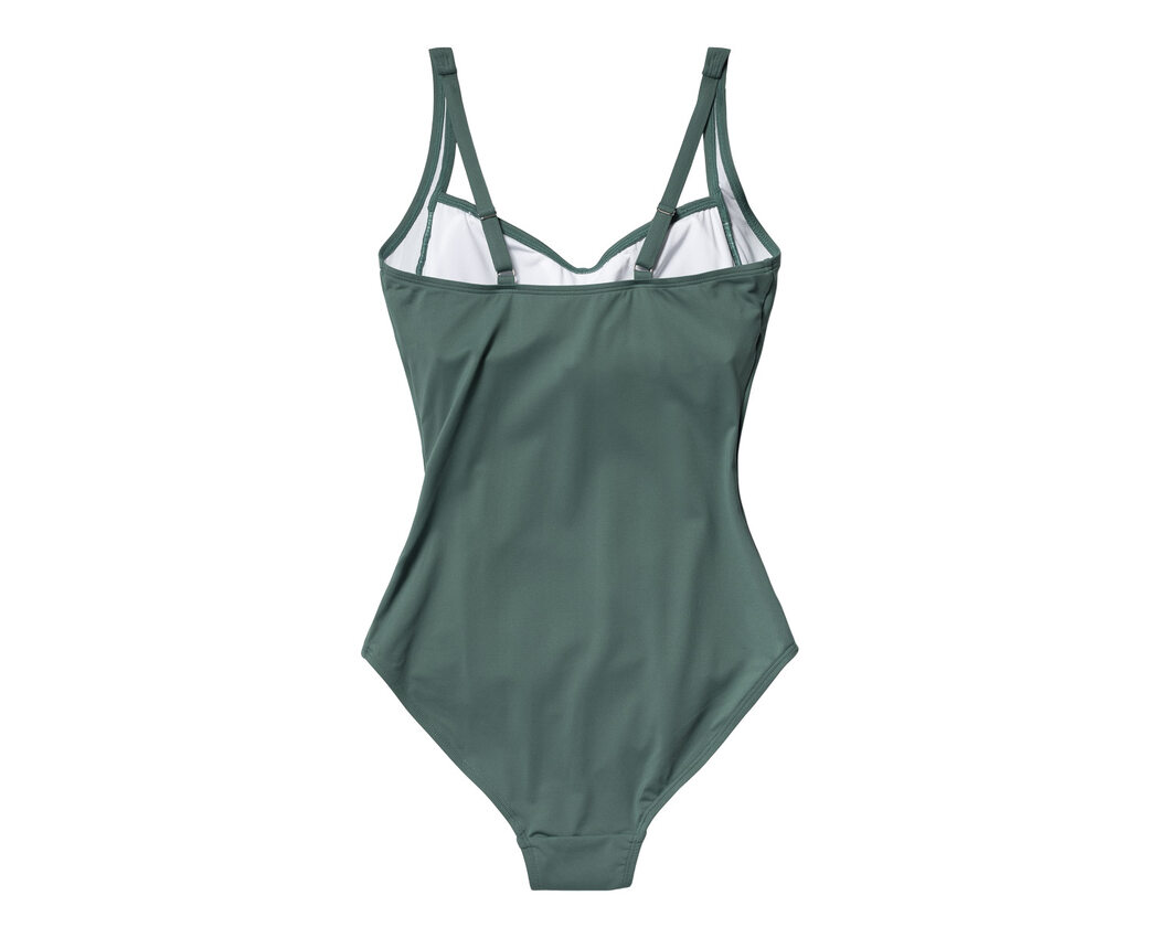 Potenza Solid swimsuit Recycled Deep Jungle 48 