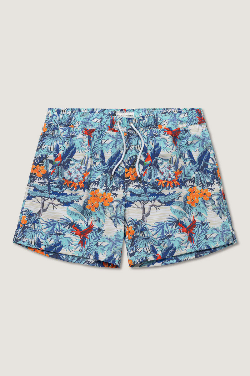 Classic swimshort Hibiscus