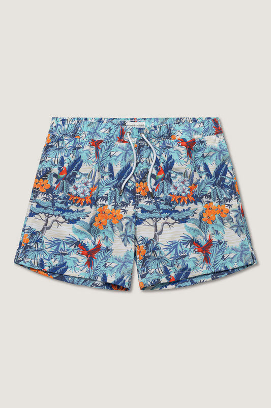 Classic swimshort Hibiscus