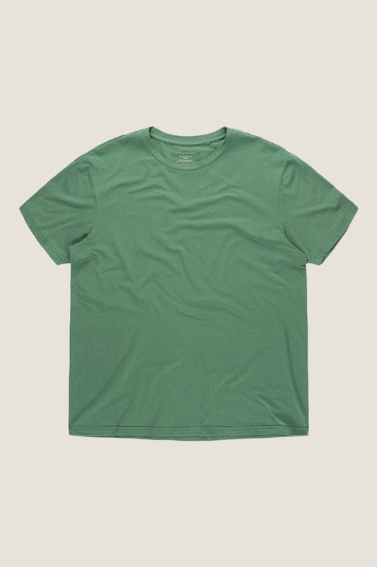 A green Bamboo/Cotton Crew Tee on a plain background, displaying the front view of the t-shirt without any visible brand marking.